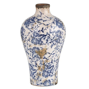 Vintage Blue Large Vase