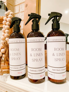 Hand Poured Room & Linen Spray 16 oz. Luxury Scents